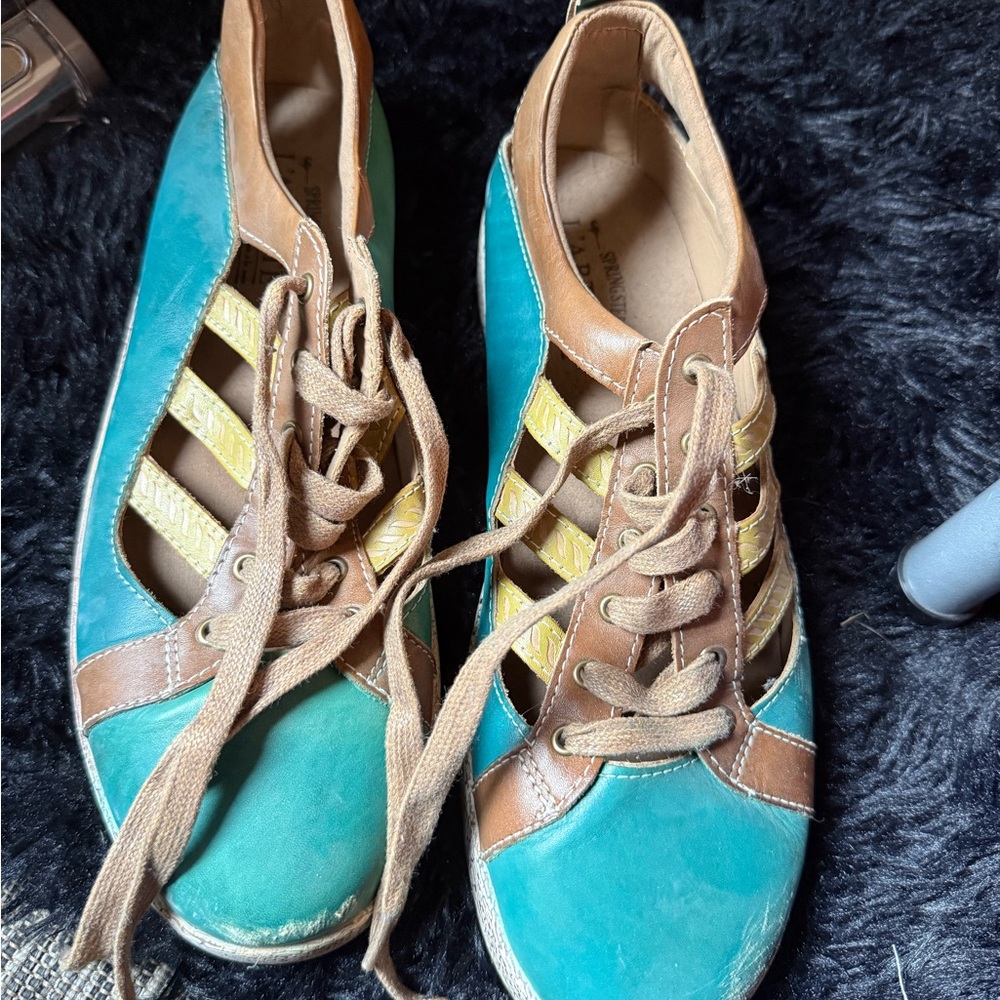 Springstep L’Artiste Turquoise shoe